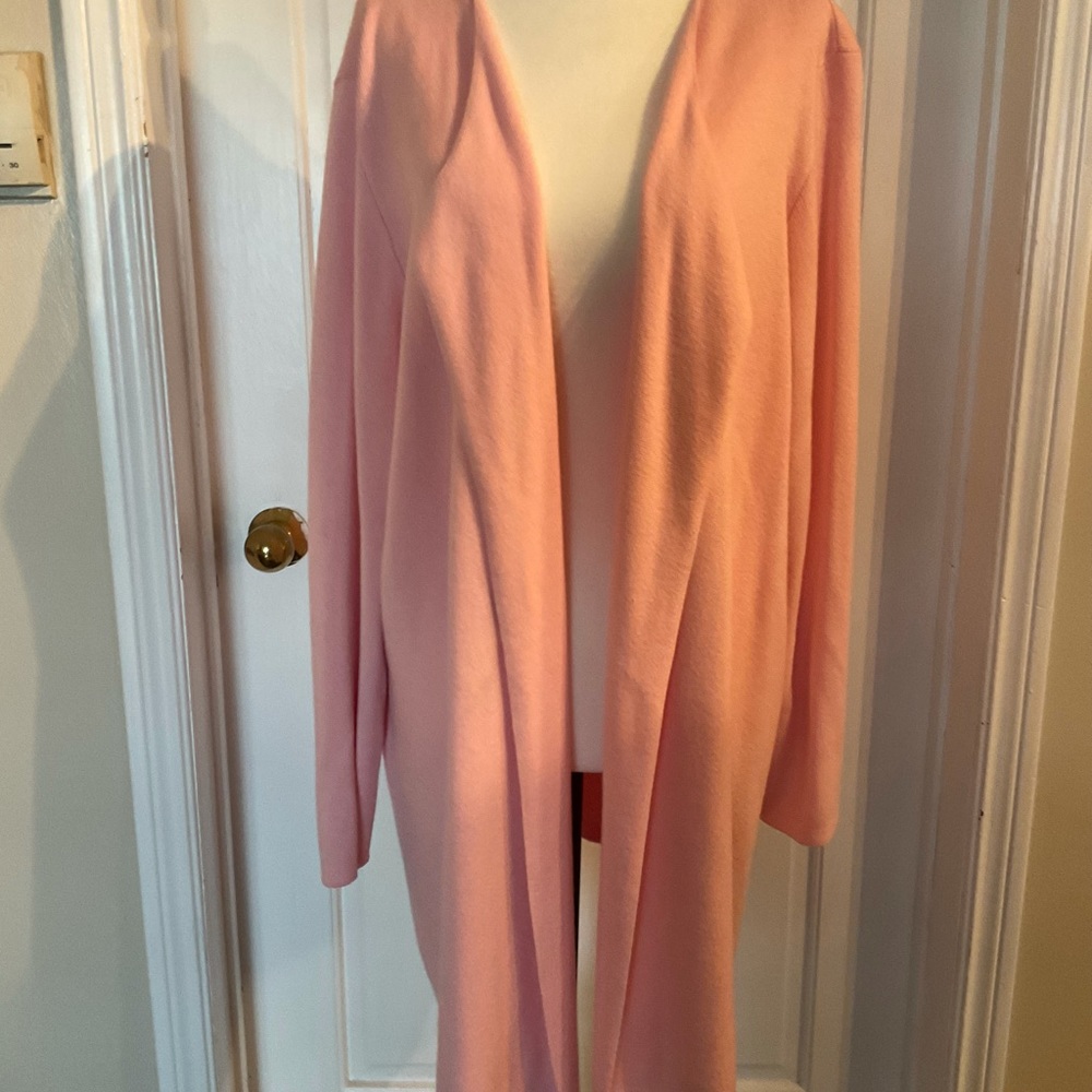 LAURA ..soft pink sweater coat